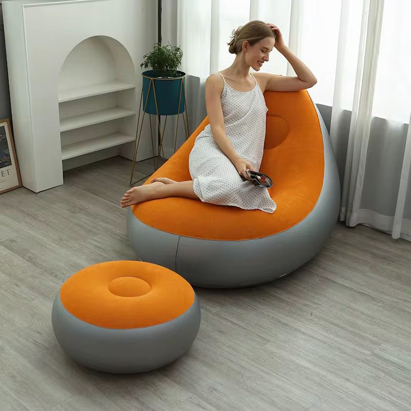 Fauteuil gonflable avec Repose-Pieds – Votre Nouveau Compagnon de Détente