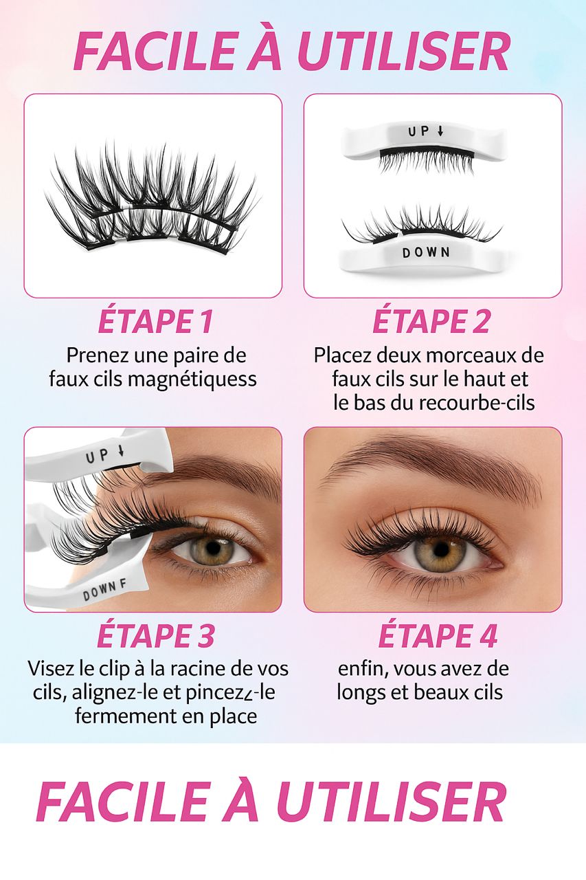 Cils magnétiques  – Le Regard de Queen en 10 Secondes