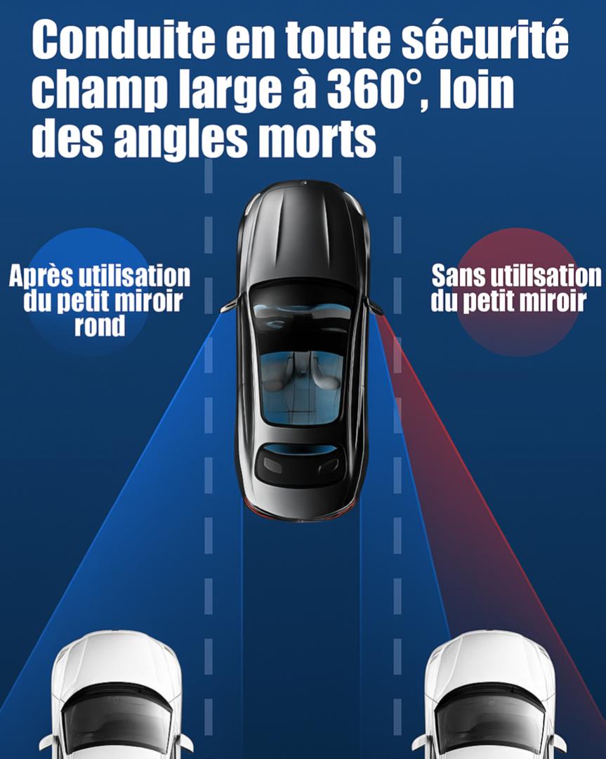Miroir Grand Angle 360° – Conduis sans angle mort